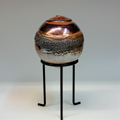 #230764 Raku Glitter Globe $38 at Hunter Wolff Gallery
